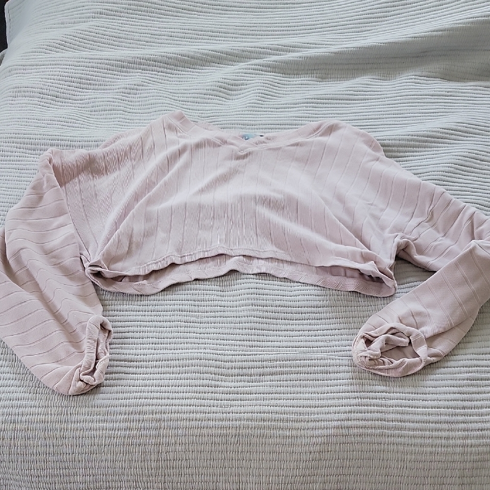 Blush Pink Cropped Top